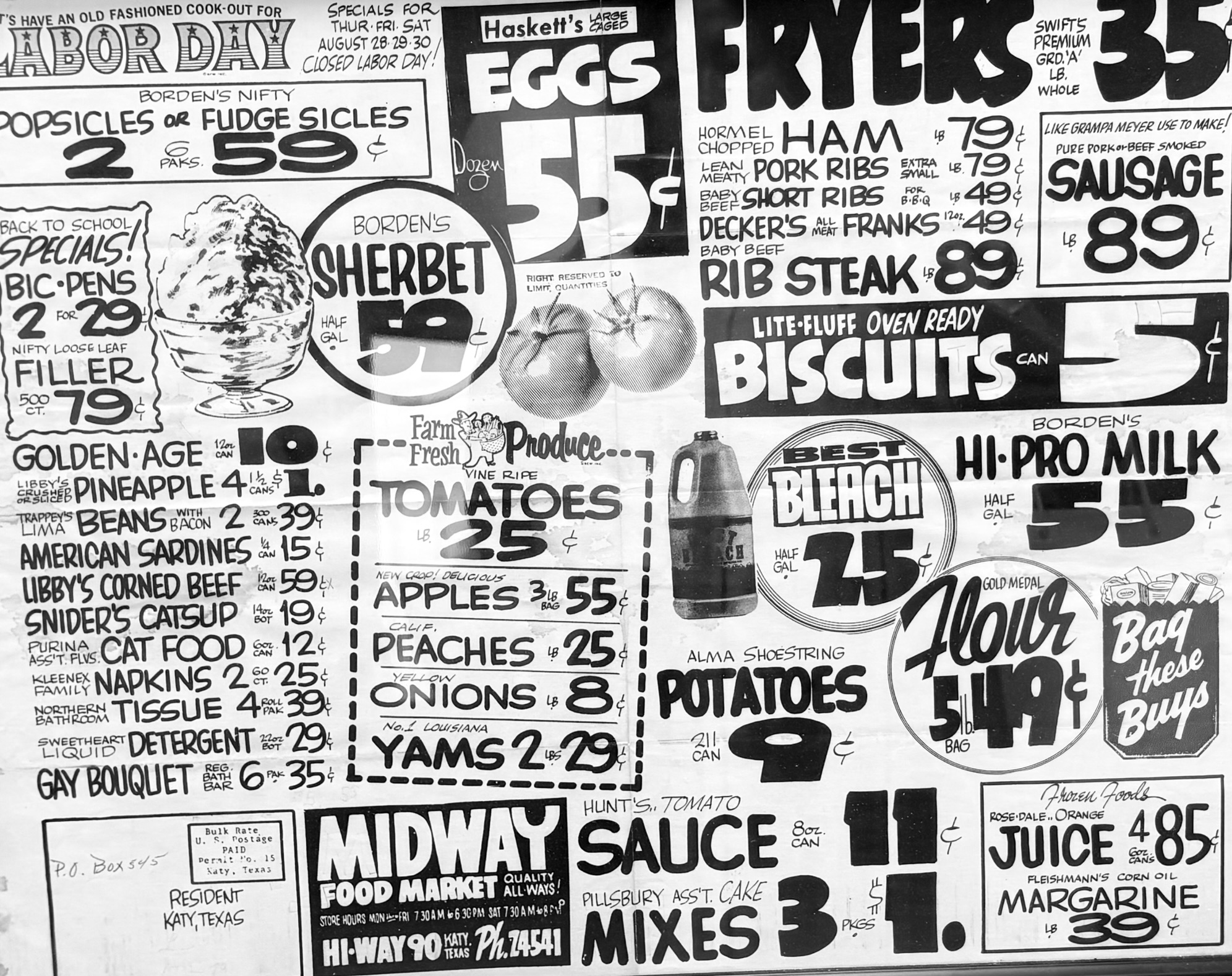 1950s Newspaper Advertisement