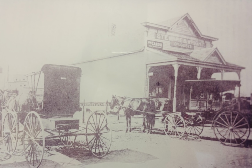 Stewart and Wright Druggists - Then